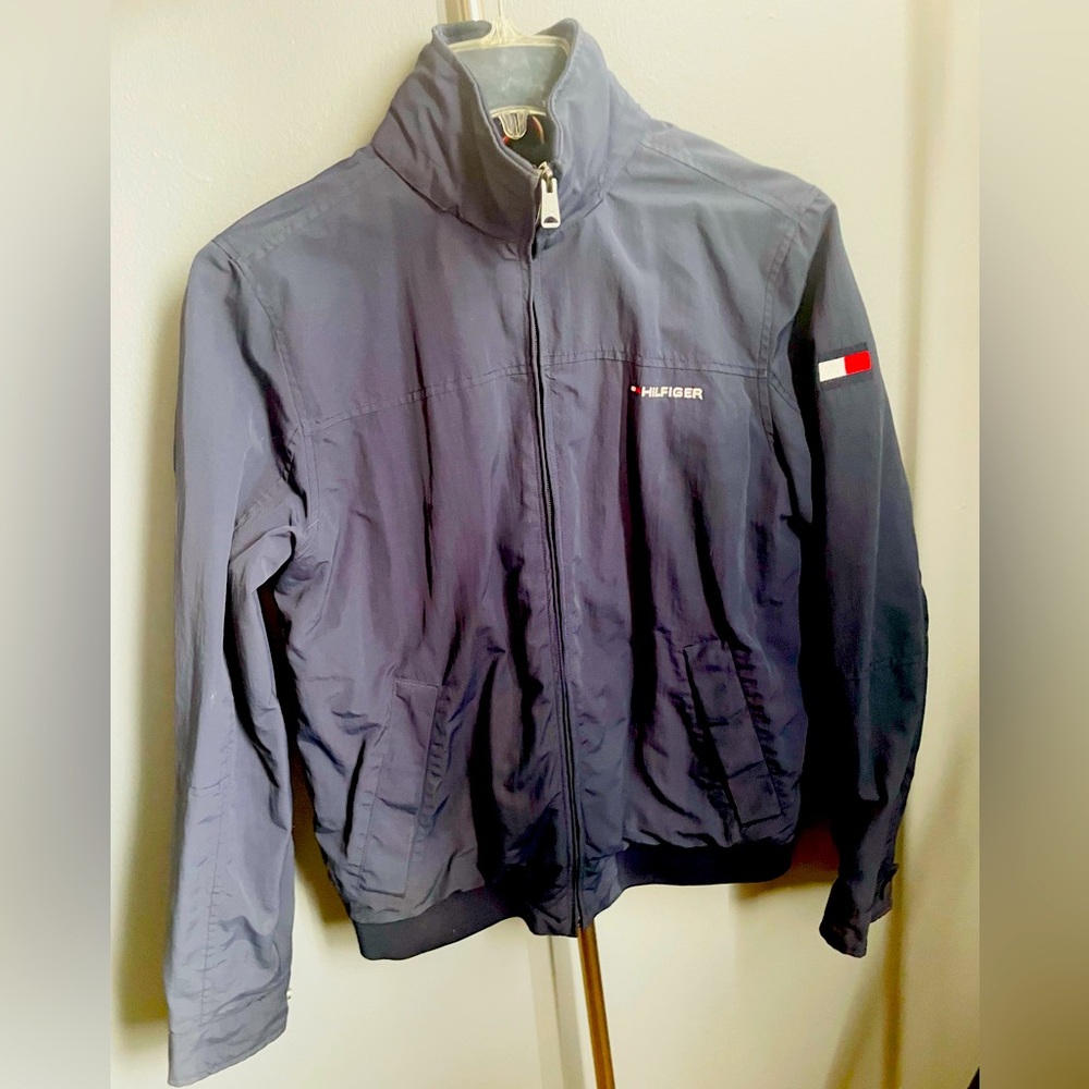 Tommy Hilfiger jacket with retractable hood in collar